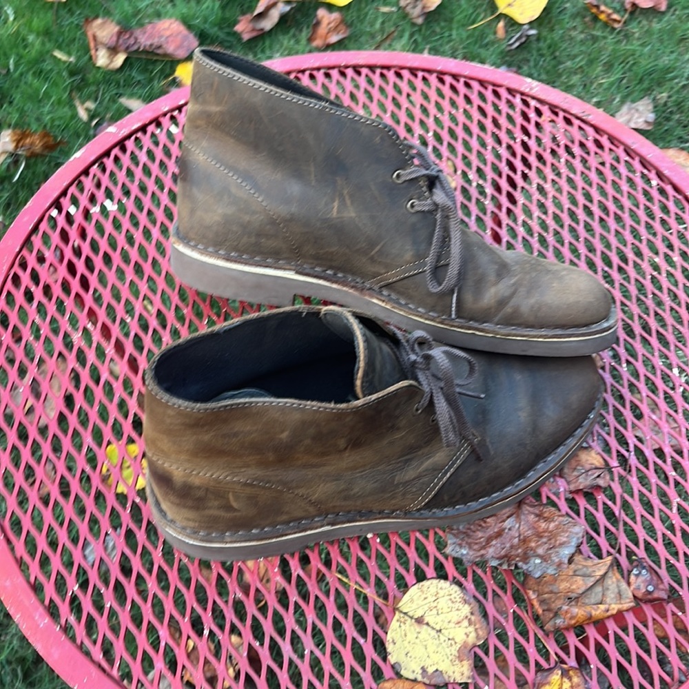 Clarks Mens Chukka Boots Size 10.5 Brown‎ - Picture 5 of 11